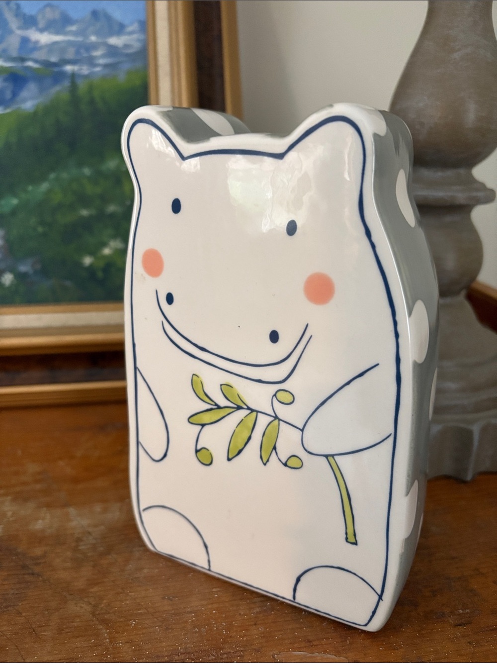 Anthropologie, Molly Hatch  Whimsical Ceramic Bear bank